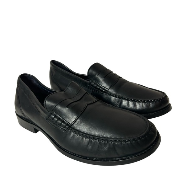 Cole Haan Mens Black Leather Loafers Shoes Size 8M. main image 8